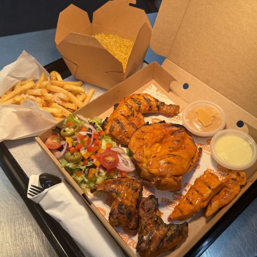 Zee's Piri Piri Kilsyth  Single Platter